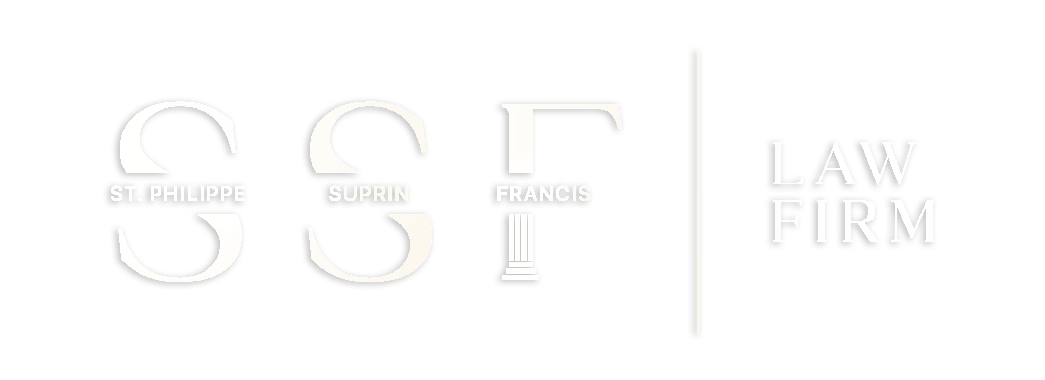 SSF Logo White